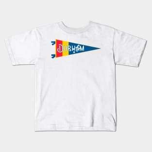 Durham Flag Pennant Kids T-Shirt